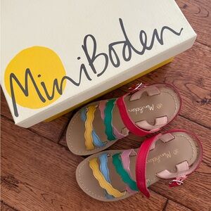 Brand New Kids rainbow sandals